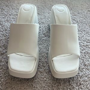 NWOT Zara Platform Sandals